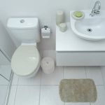 Tapete de Plástico Flexível Felpudo para Área Molhada 57 x 34 cm Astra Argila