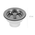 Válvula Americana de 3.1/2" Branca com Puxador Astra