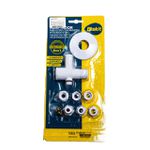 Adaptador 6 em 1 para Filtro com Registro Integrado em ABS Branco 310906 Blukit