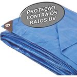 Lona Polietileno Azul 3 x 3 Metros 150 Micras Vonder 6129033000