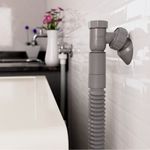 Adaptador Articulado 45° Cinza C/ Retenção 