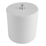 Lixeira Cesto Multiuso Astra 6L 21x25Cm Branco Ct4 Br1