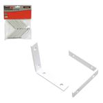 Cantoneira Abas Iguais 60 x 60mm Branca 10 und