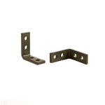 Cantoneira Abas Iguais 30 x 30mm Marrom 10 und