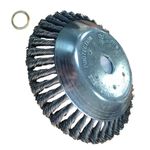 Escova de Aço Côncava 200mm com Furo 1 Pol. para Roçadeiras TOYAMA 1301-064