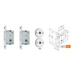 Fechadura Auxiliar 1001 ( Par ) Inox 