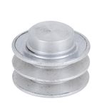 Polia de Alumínio 60mm com 2 Canais A Alucal