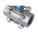 Válvula Esfera Tripartida 1/2'' Aço Cabono Classe 300 Micro Rio 
