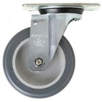 Rodízio Giratório Cinza Com Placa Gl 412 Bp Schioppa 