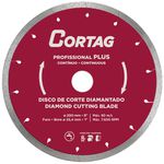 Disco Diamantado 200mm x 25,4mm para Porcelanato 60570 Cortag