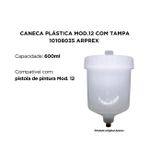 Caneca Plástica 600ml P/ Pistola De Pintura Mod.12 Arprex