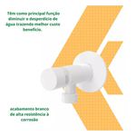 Válvula Para Mictório Blukit Com Canopla E Flexível 30 Cm