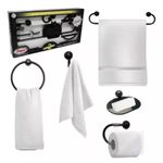 Kit Acessórios para Banheiro Preto 5Pçs Japi