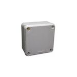 Caixa De Passagem 100x100x50 Ip66 Hermética Branca Brum