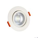 Spot Led De Embutir Redondo 5w Bivolt 6500k Ll-1131 Ledbee