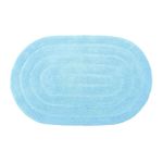 Tapete Allegro 40cm x 60cm Azul Céu Oval Kapazi