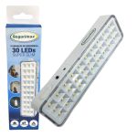 Luminária De Emergência Super Slim Segurimax 30 Leds
