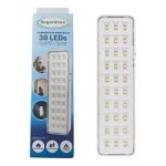 Luminária De Emergência Super Slim Segurimax 30 Leds