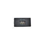 Módulo Carregador USB 1A Clean Preto Fosco Margirius