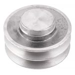 Polia de Alumínio 60mm com 2 Canais B Alucal