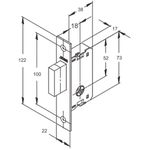 Fechadura Kit de Segurança 500/11 com 1001 Tetra Externa Inox
