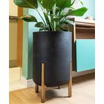 Vaso Redondo Cilíndrico Decore 34 Chumbo JVCDE34