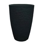 Vaso Liso Conico 30 Preto Ardosia Japi JVOLPA30