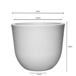 Vaso Concept Redondo Carrara N1 Japi VCRCR1