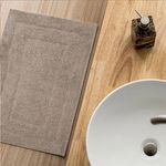 Tapete para Banheiro Happy Bege 40 x 60cm Kapazi 28HAP01