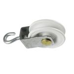 Roldana Plastica 45mm com Gancho R-220 Robustec