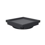 Ralo Oculto Quadrado Universal de 10x10cm Cinza JR
