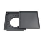 Ralo Oculto Quadrado Universal de 10x10cm Cinza JR