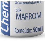Corante Líquido Marrom 50ml Chemicolor