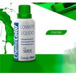 Corante Líquido Verde 50ml Chemicolor