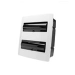 Quadro Caixa Plástica Embutir 08 Disjuntores DIN Ilumi 620674