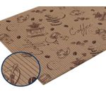 Tapete Antiderrapante Tropical Café Expresso 65cm Kapazi 0202CFEXPS