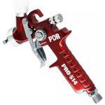 Pistola de Pintura Ar Direto 250ml Bico 1,0mm PDR PRO 514