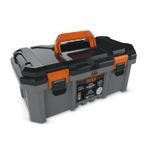 Caixa de Ferramentas Tática Cinza 45cm Metasul