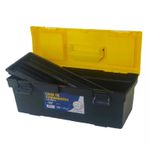 Caixa De Ferramentas Plastica 50cm Lar Preta Metasul 013601027
