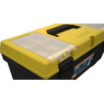 Caixa De Ferramentas Plastica 50cm Lar Preta Metasul 013601027