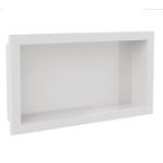 Nicho de Banheiro Plástico para Embutir 30x60 Branco 015301002