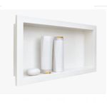 Nicho de Banheiro Plástico para Embutir 30x60 Branco 015301002