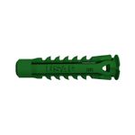 Bucha Plastica Verde 12mm TBI com 25 Unidades