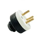 Pino Plug Macho Porcelana 3 Pinos 30A Decorlux PI0333