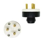 Pino Plug Macho Porcelana 3 Pinos 30A Decorlux PI0333