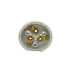 Tomada Femea Porcelana 3 Pinos 20A Decorlux TO0323