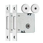 Fechadura Auxiliar 1004 ( Par ) Inox 
