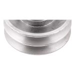 Polia de Alumínio 130mm com 2 Canais B Alucal