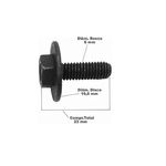 Parafuso Para Serra Mármore M6 X 18mm 266510-9 Makita