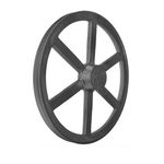 Polia de Ferro Fundido 250mm com 1 Canal B - Mademil